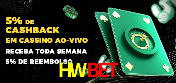 Promoções do cassino ao Vivo HWBET